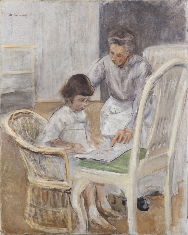 The Artist's Granddaughter with Her Nurse