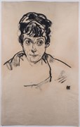 Egon Schiele 002 Woman Black Hair
