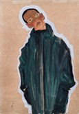 Egon Schiele 003 Boy In Green Coat