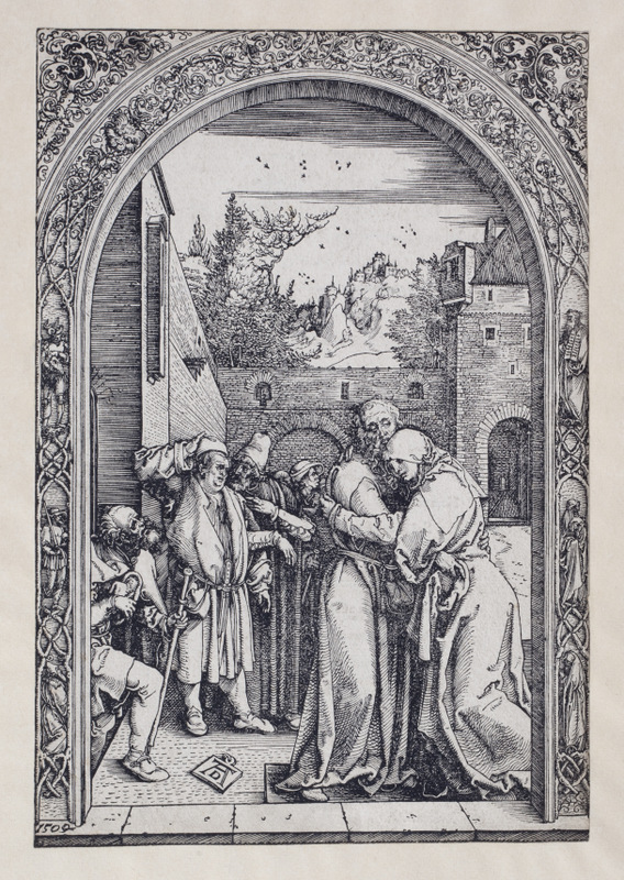 The Life of the Virgin III; The Meeting of Joachim and Anna at the Golden Gate