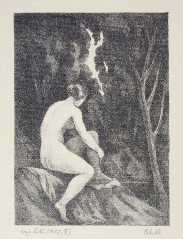 Female Nude in the Forest