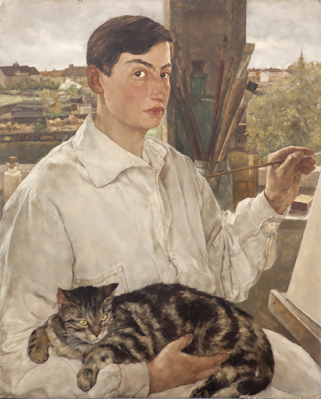 Self Portrait with a Cat