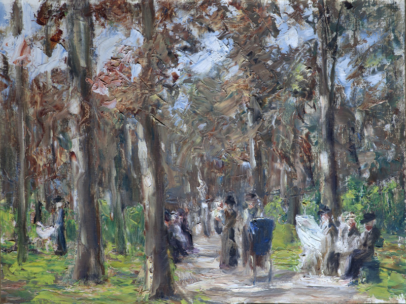 Promenaders in the Tiergarten