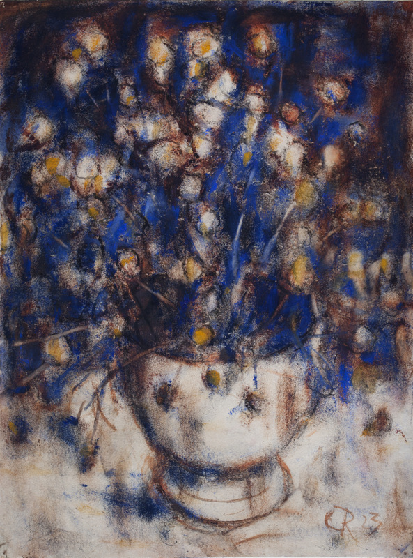 Flowerpiece (in blue)