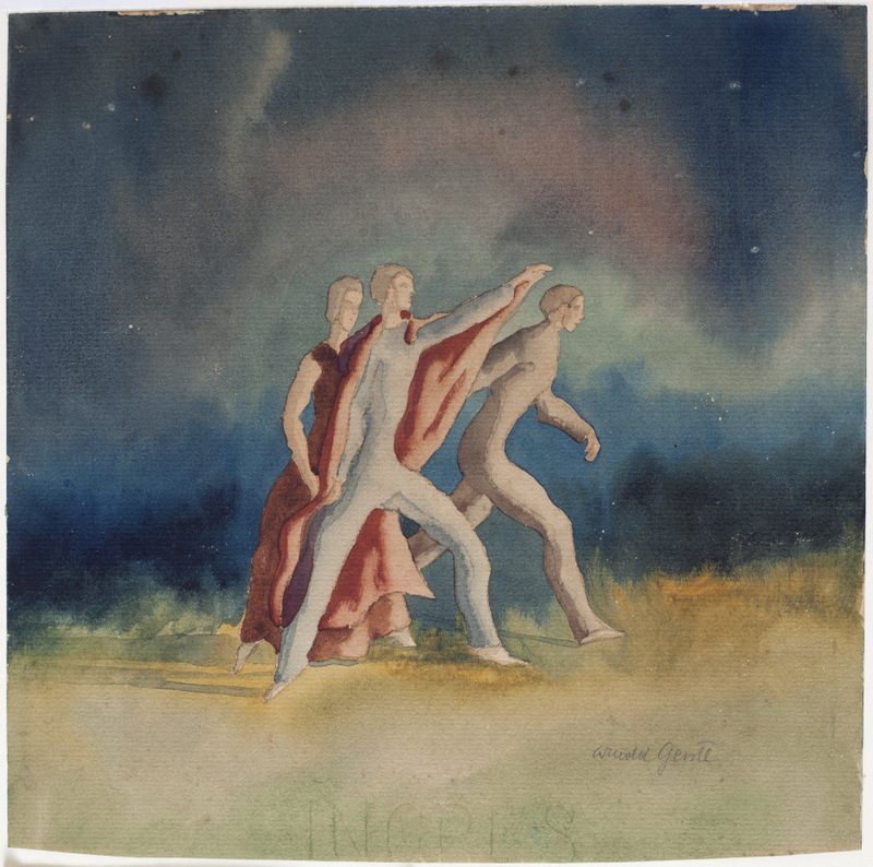 Three Figures at Evening