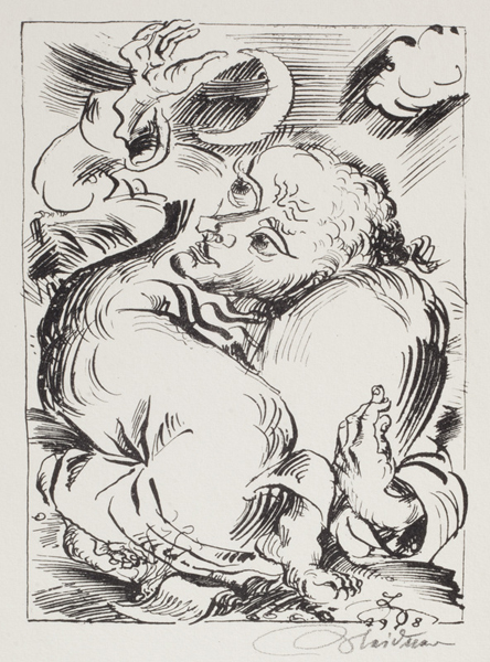 September Cry, Plate 13: Man and Moon