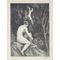 Female Nude in the Forest