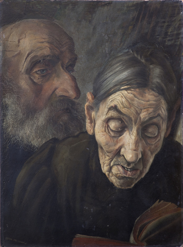 Heads of Two Old People