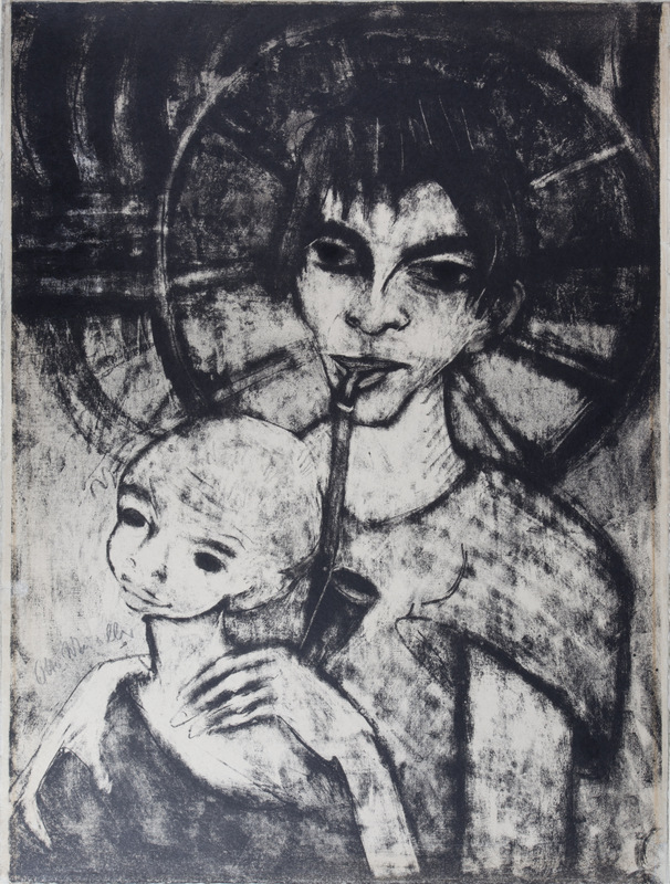 Gypsy Woman and Child (Gypsy Madonna)