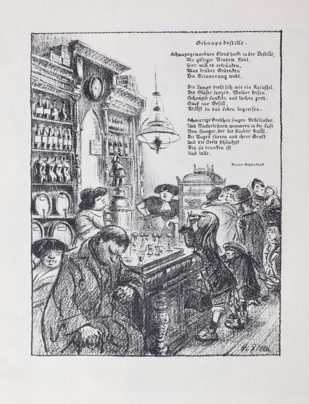 Illustration to Schnapsdestille (Liquor Shop)