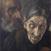 Heads of Two Old People