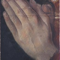 Boy's Praying Hands