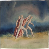 Three Figures at Evening