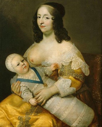 008 Louis Xiv Wet Nurse Giraudiere