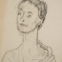 Figure of olda kokoschka